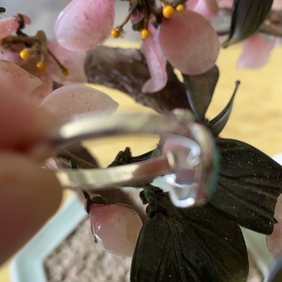 Vintage 925 rough Ethiopian opal ring - Picture 3 of 6